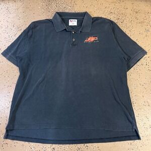 Chase Authentics Polo Shirt‎ Mens 2XL Black Good Dale Earnhardt Jr Budweiser #8